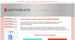 Desktop Screenshot of konttorilaite.com